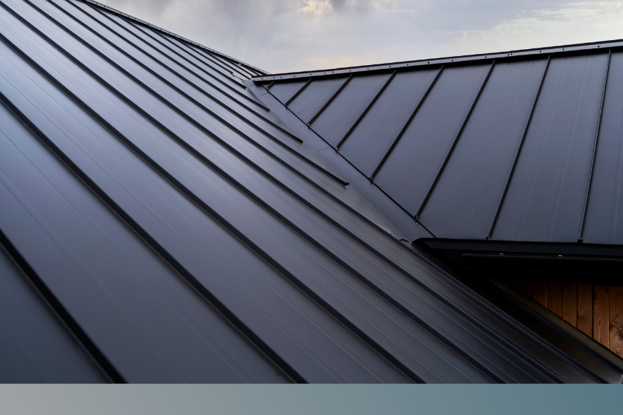 image of a residential metal roof