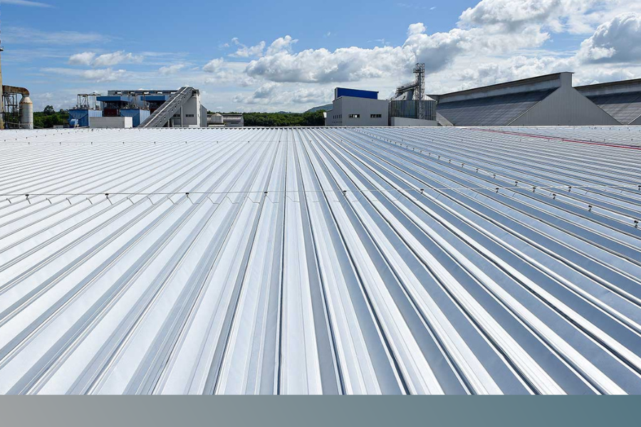 image of metal roofing