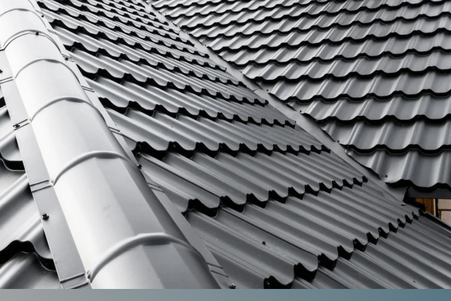 image of a metal roof