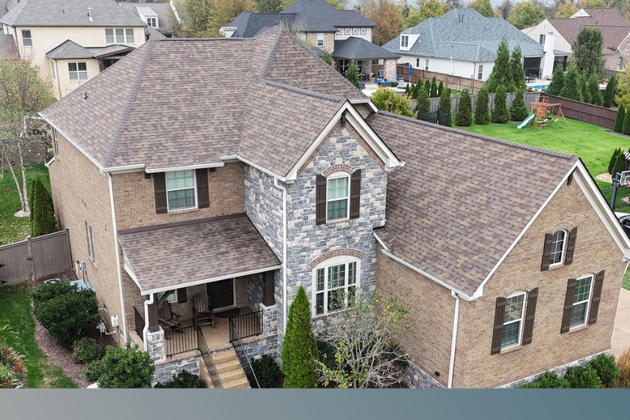 image of a roofing project
