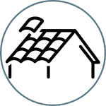house roof replacement icon