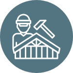 roofing contractor icon